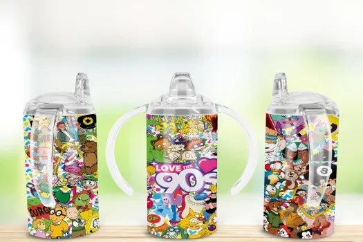 Free 90s baby sippy cup, PNG sublimation, 12oz Straight Sided Kids Sippy Cup, Kids Digital File, Sippy Cup Sublimation