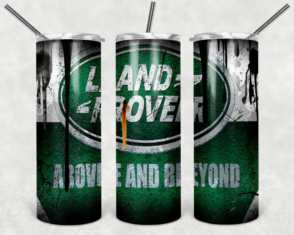 Free Land Rover 20oz Straight/Tapered Tumbler Design Template for Sublimation - PNG Download