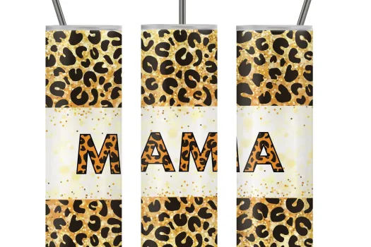 Free MAMA BEAR - 20oz Straight/ Tapered Tumbler Design Template for Sublimation - PNG Download