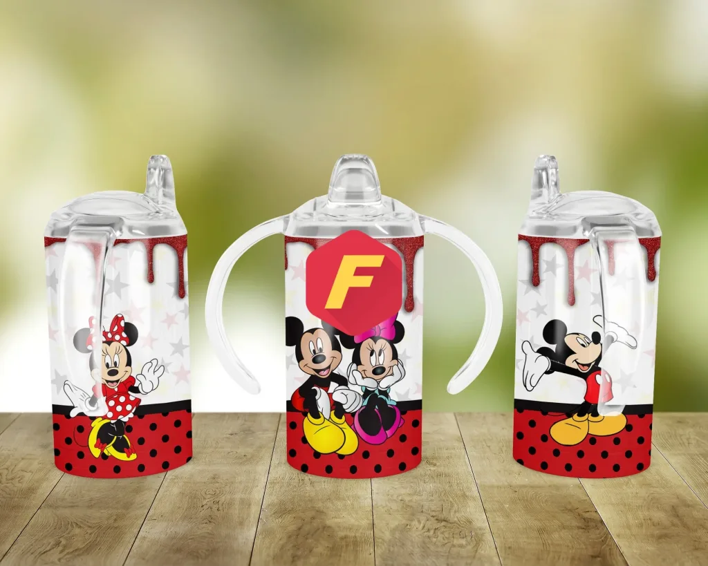 Free Mickey mouse  Sippy cup Template for Sublimation, Full Wrap, PNG Digital Download 2021 NEW