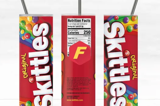 Free Skittles 20oz Skinny Straight & Tapered Bundle,Bundle Design Template for Sublimation, Full Tumbler Wrap, PNG Digital Download