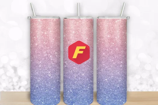 Free Glitter Tumbler Design for 20oz tumbler straight and tapered